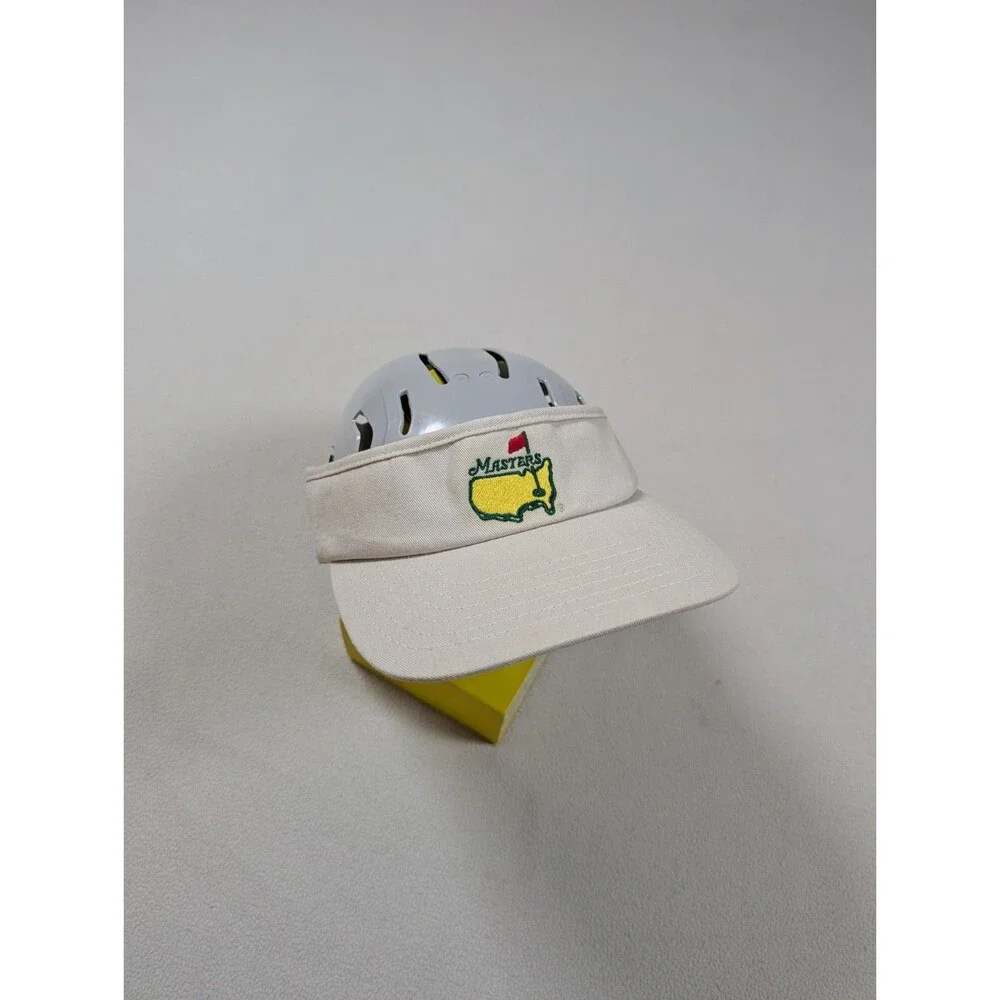 VINTAGE Masters American Needle Golf Visor Hat Cap Strapback Augusta Made In USA